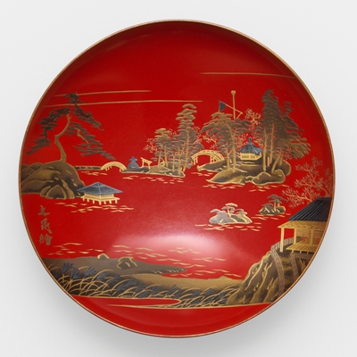 「浴恩園秋風庭蒔絵盃」